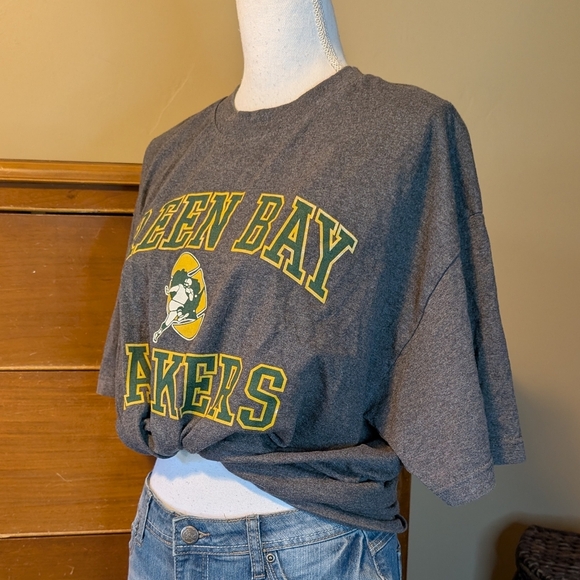 GREEN BAY PACKERS Gray Short Sleeve Tshirt XL - Picture 8 of 12